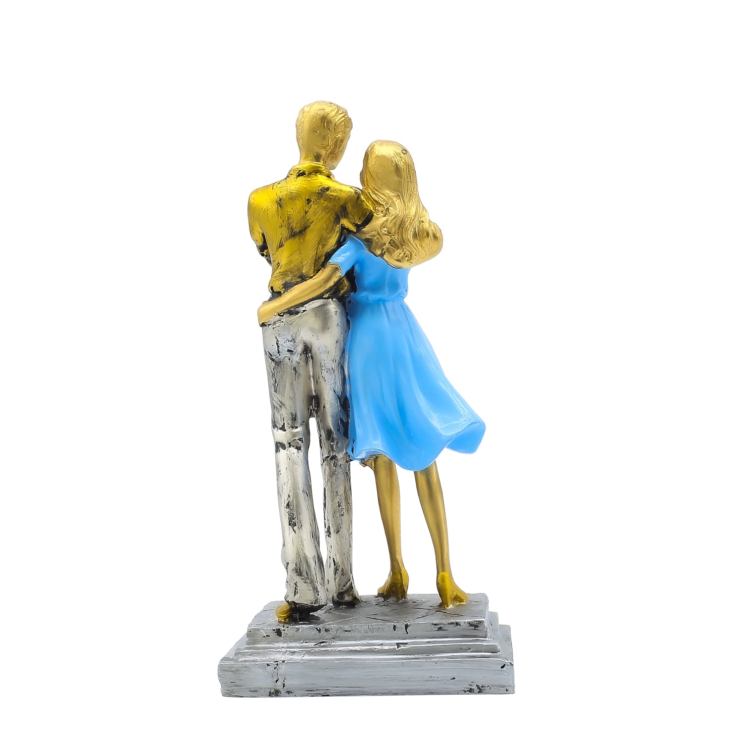 Handcrafted Resin Love Statue for Home Decor, Anniversary, Wedding Gift for Couples | Living Room & Bedroom Decor