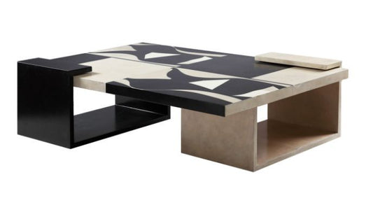 black oreo center table