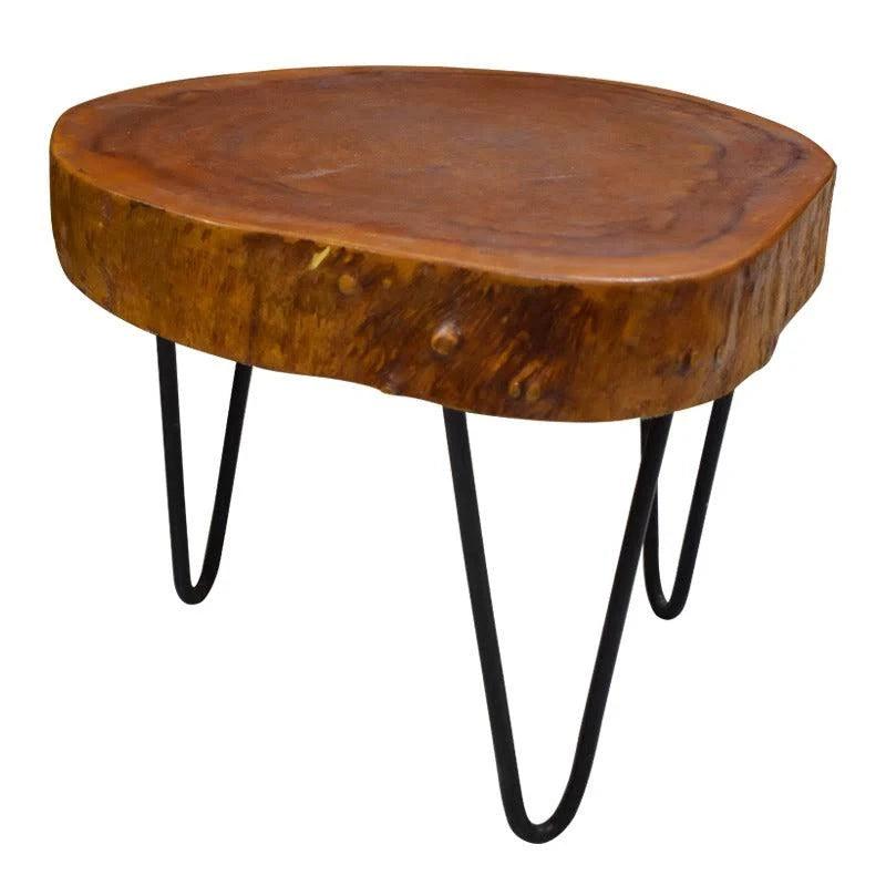 Wooden log stool - ORCA GROUP