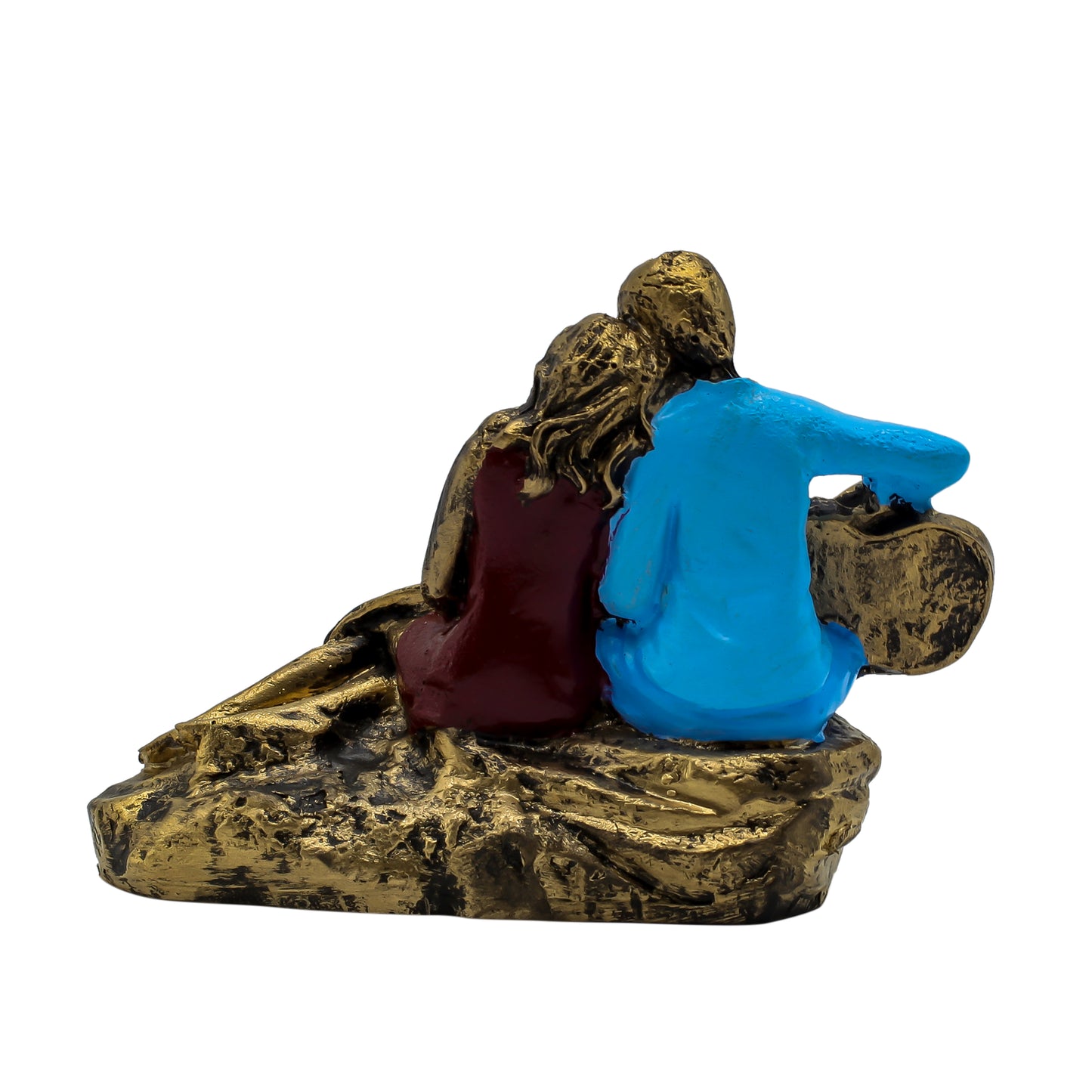 Romantic Couple Showpiece for Home Dcor | Handicrafted Polyresin Love Statue Gift for Anniversary, Wedding & Housewarming