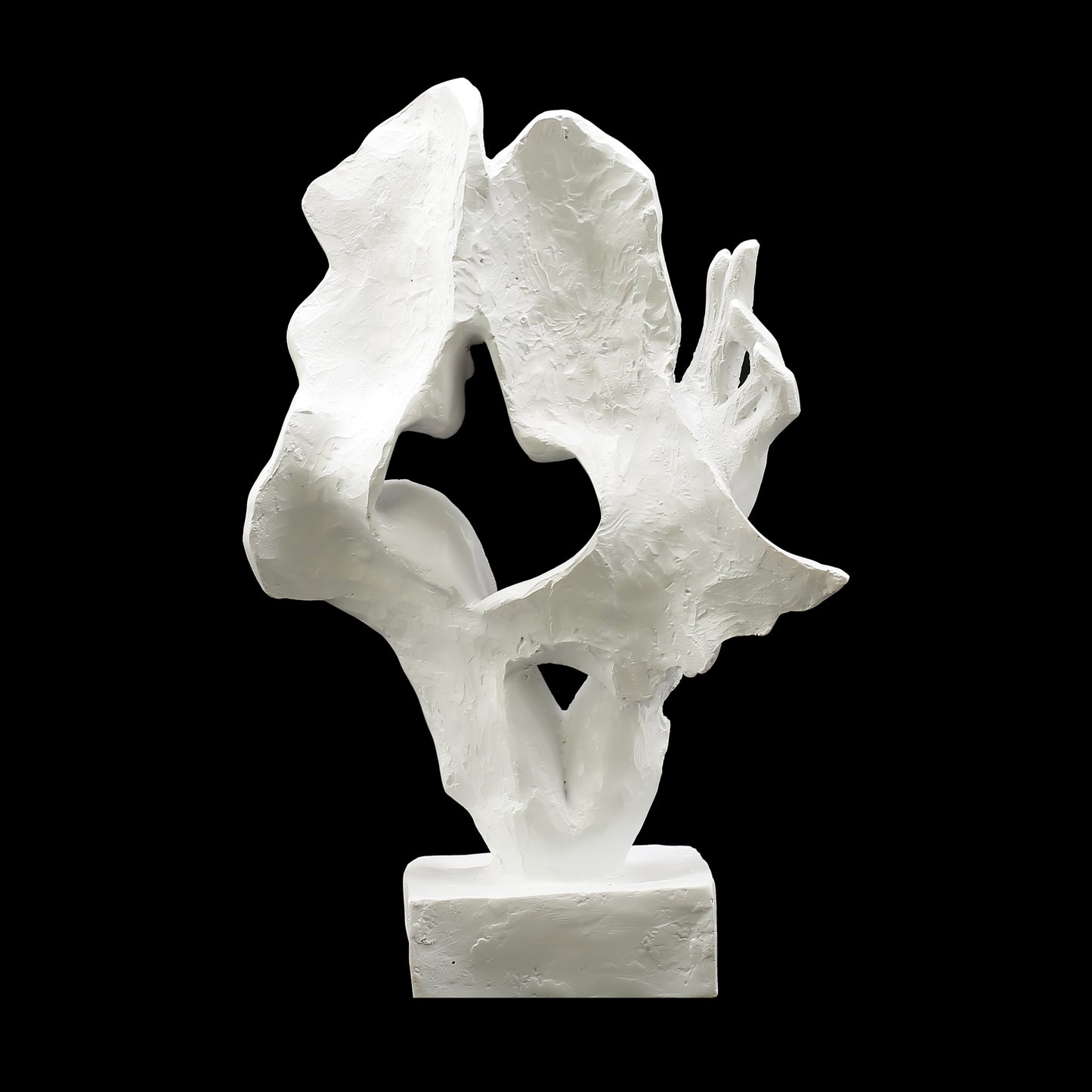 Abstract Face Reading Sculpture Polyresin Showpiece for Home Decor | Modern Art Statue for Living Room, Office & Study Table