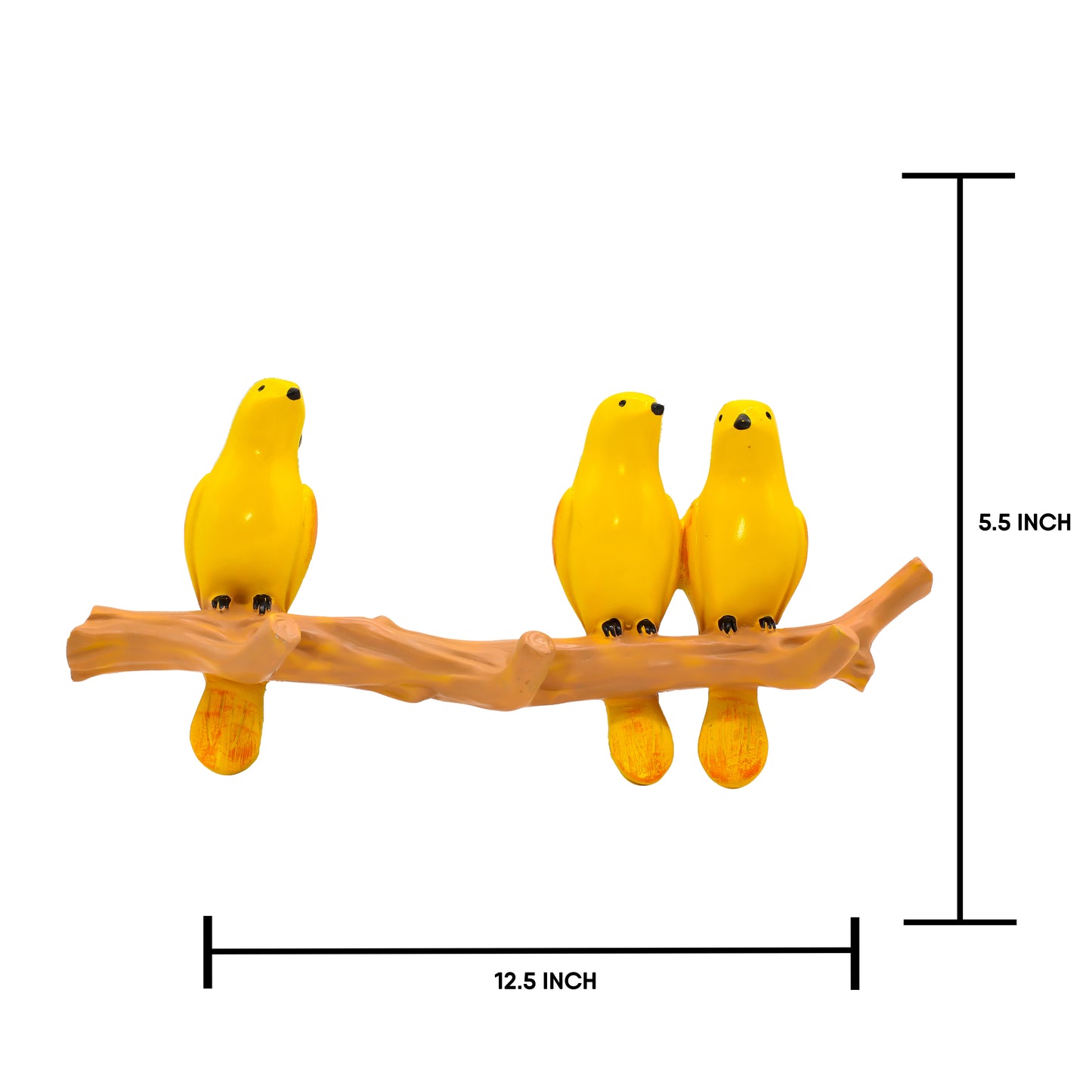 Romantic Love Birds Statue, Resin Couple Bird Figurine, Home Decor Gift for Anniversary, Wedding & Valentine