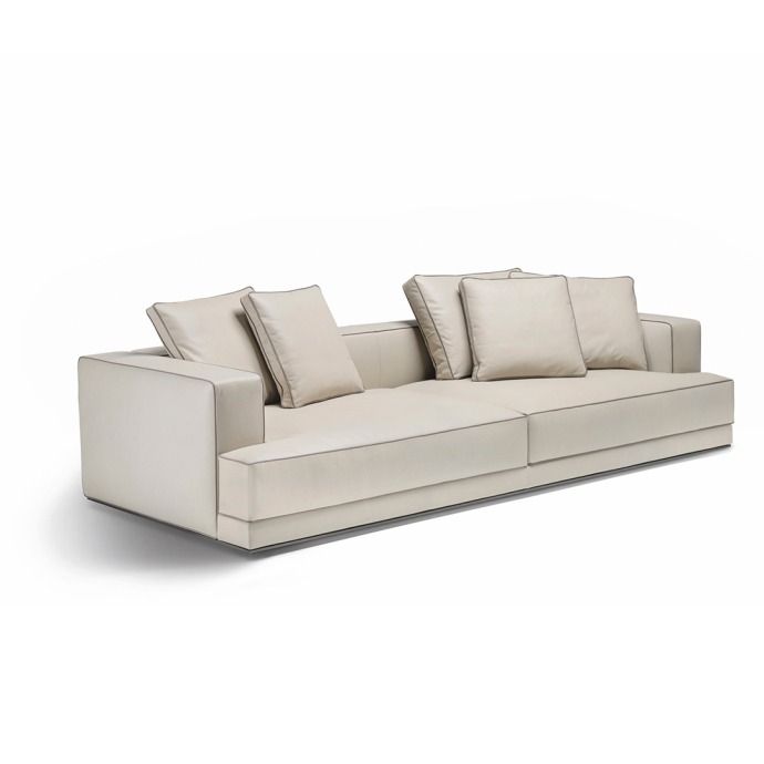 white 3 seater sofa