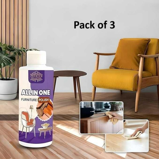 Furniture Cleaner Polish Coating Paint Wood 100ML (Pack of 3)