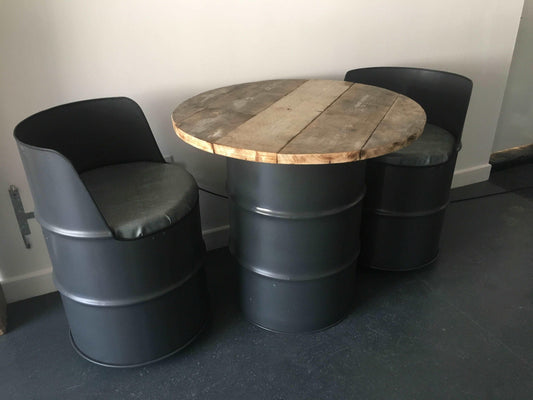 BARREL TABLE AND CHAIR SET - ORCA GROUP