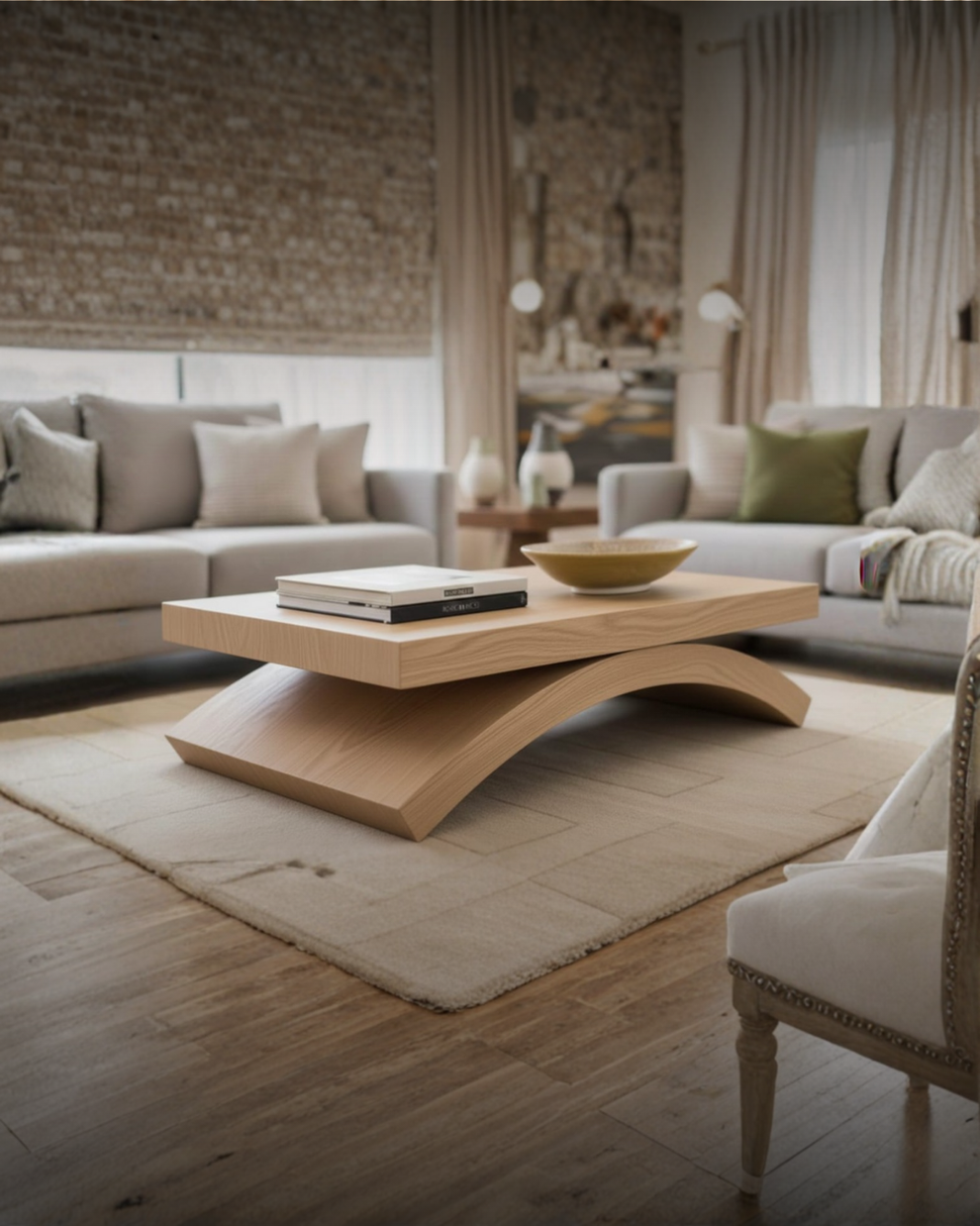CURVE CENTER TABLE – ORCA INTERIOR