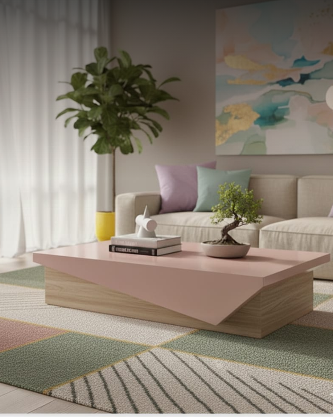 Dual Designer Center Table