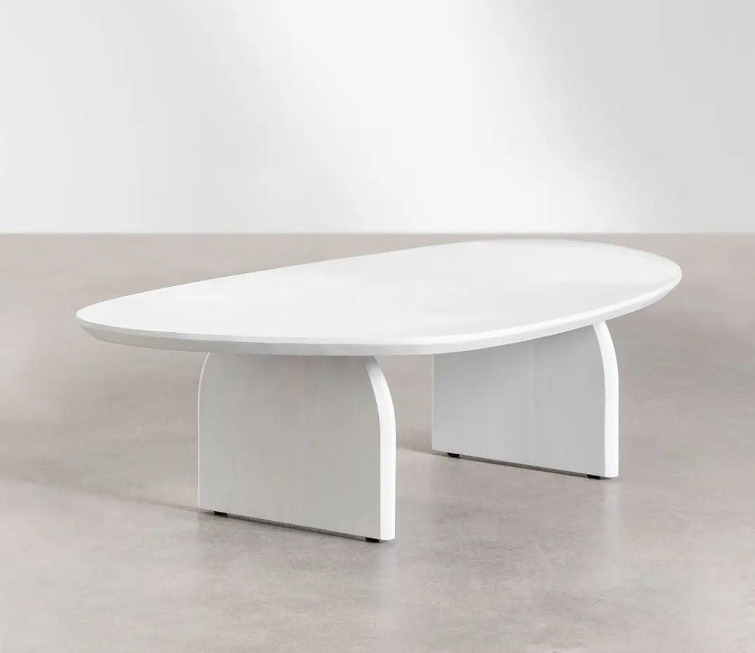 white center table